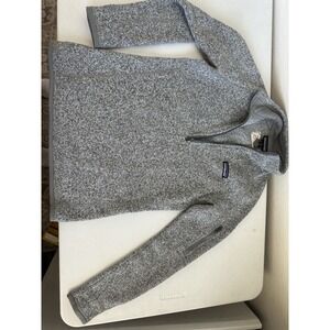 Patagonia Better Sweater Quarter Zip Pullover Fleece in Gray Size XS Women's